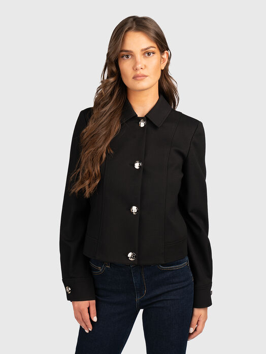 Transitional jacket with buttons