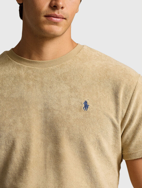 TERRY T-shirt with logo embroidery - 4