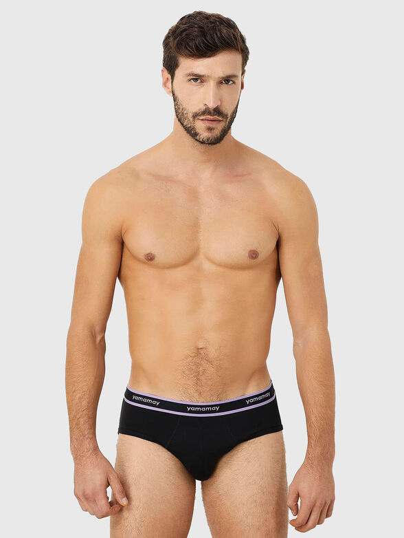 NEW FASHION COLOR black briefs - 3