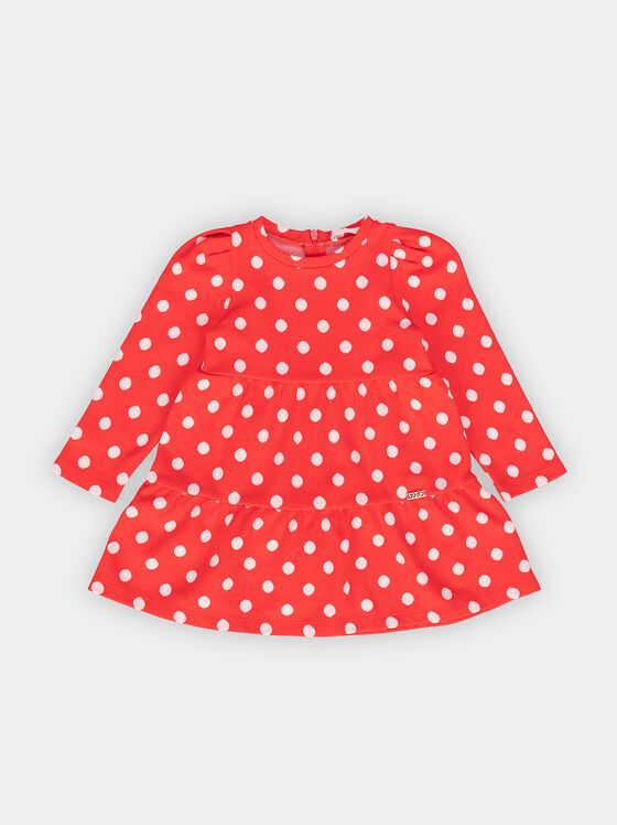 Dress with dotted pattern - 1