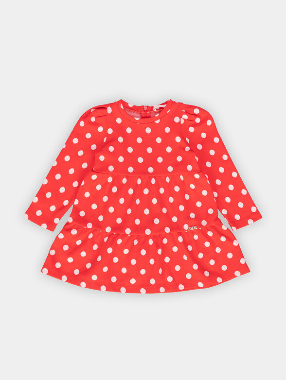 Dress with dotted pattern - 1