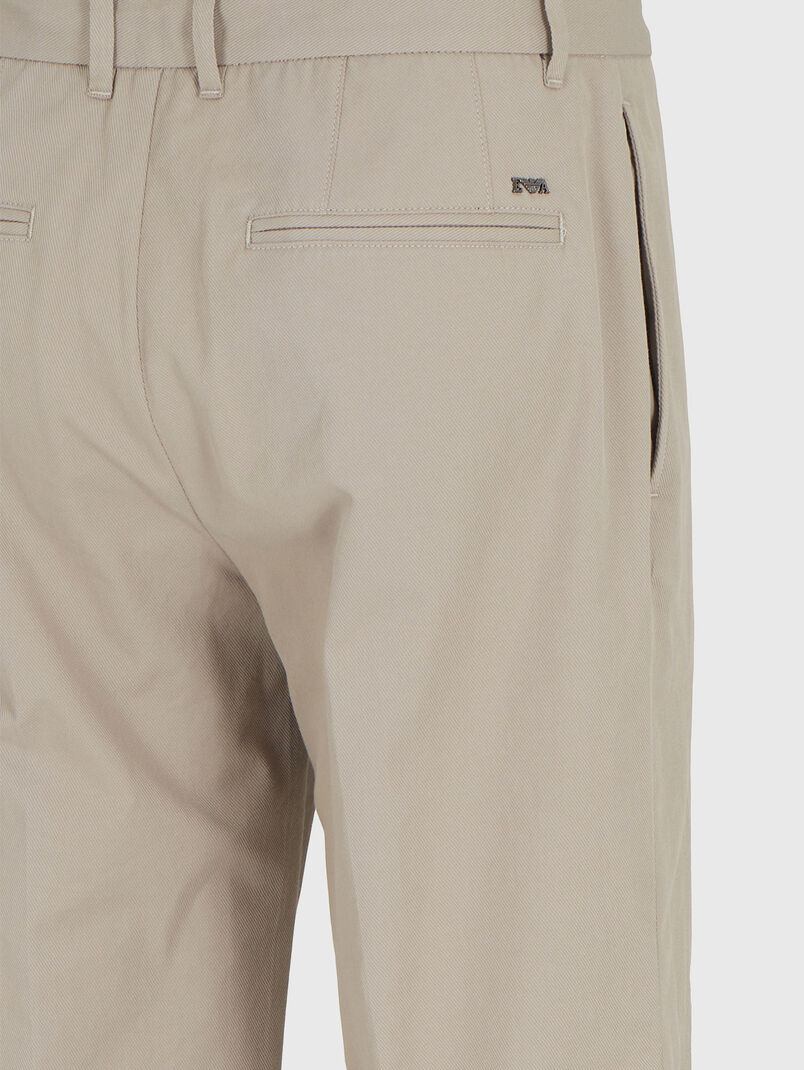 Cotton chino pants - 3