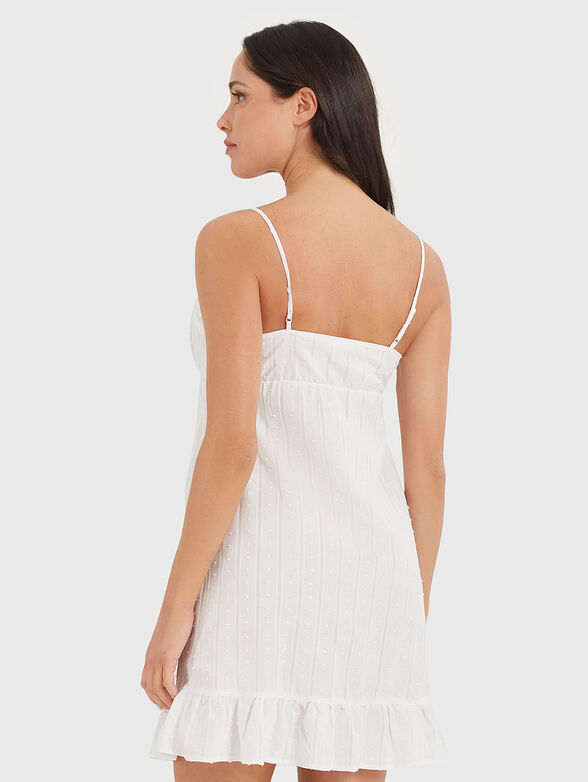 ROMANTIC MARINE nightgown with openwork motifs  - 2
