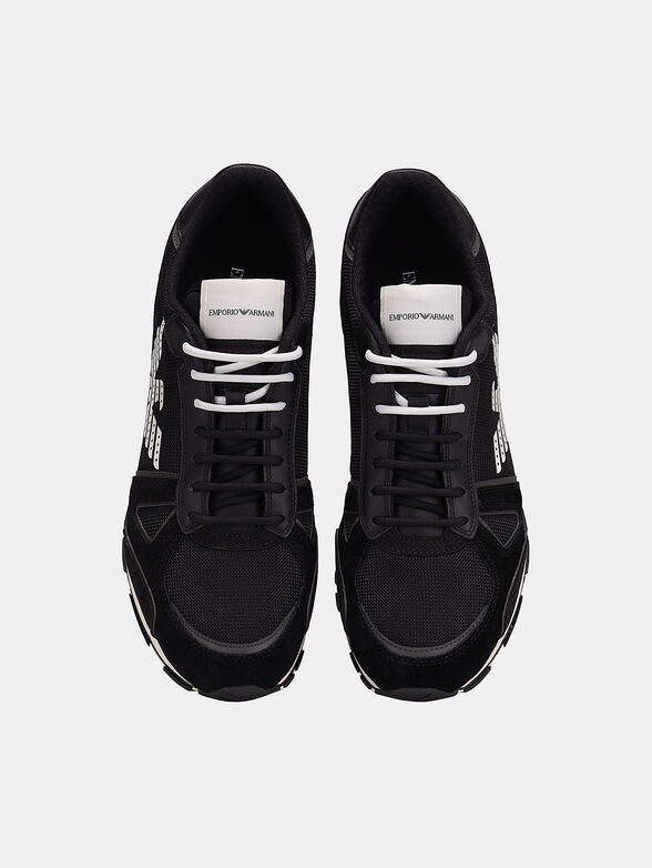 Black sneakers with logo - 6