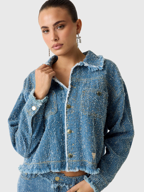 Denim tweed jacket - 1