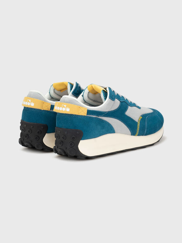 RACE textile and suede sneakers - 3