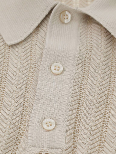 Beige polo-shirt - 4