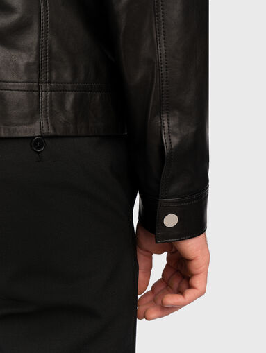 Black leather jacket  - 3