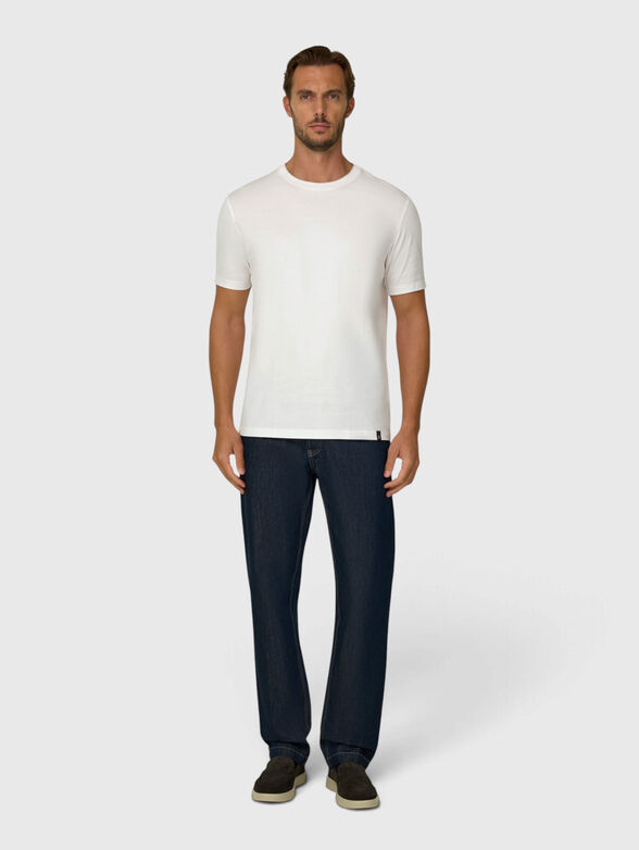 White cotton t-shirt - 2