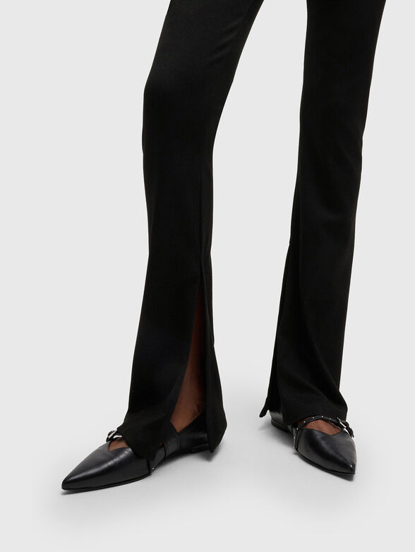 Regular fit trousers in stretch jersey - 3