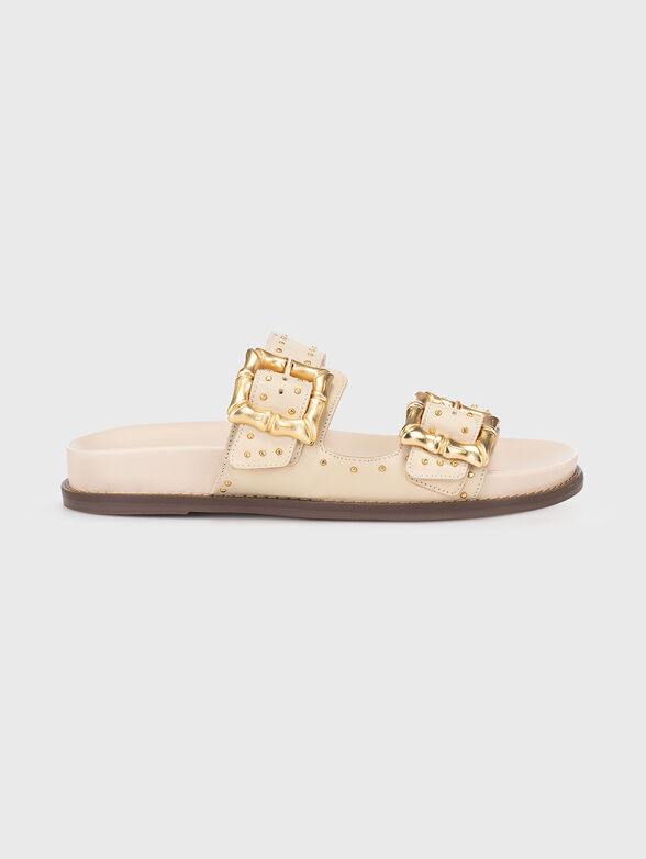Sandals with golden details - 0