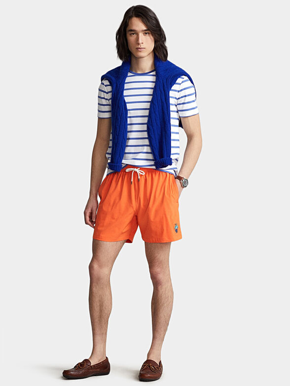 Beach shorts with Polo Bear embroidery - 4
