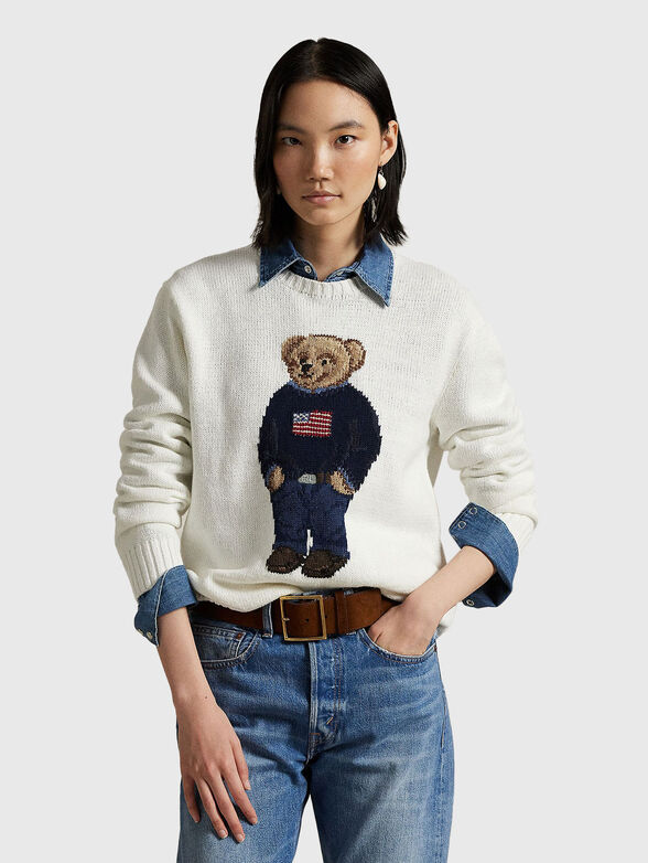 Polo Bear unisex cotton sweater - 5
