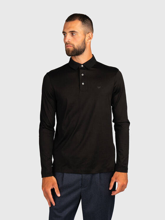 Long sleeved polo shirt - 1