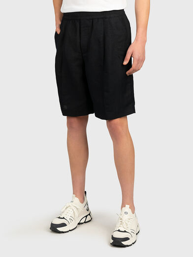 Short bermuda pants in black - 4
