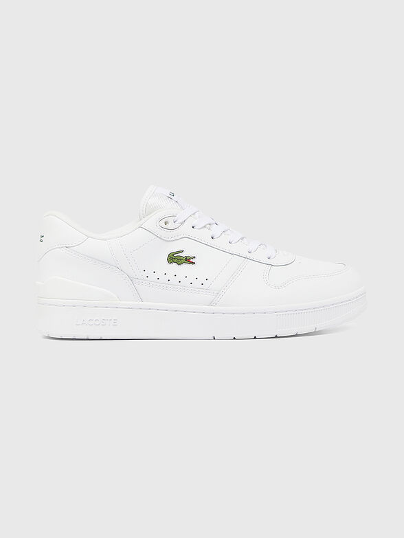 Black leather sneakers - 1