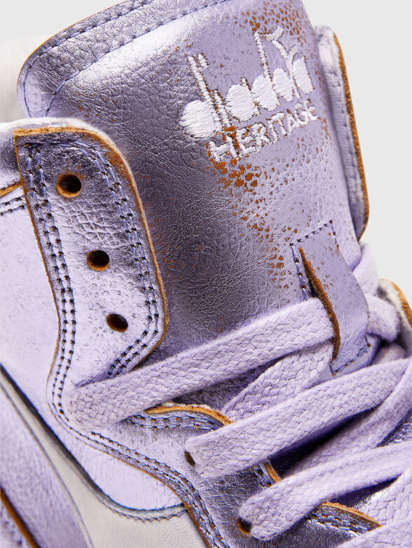 MI BASKET METAL USED shoes in purple - 5