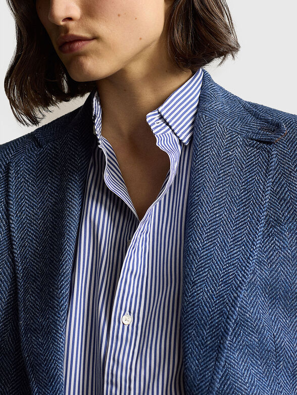 Herringbone blazer - 4