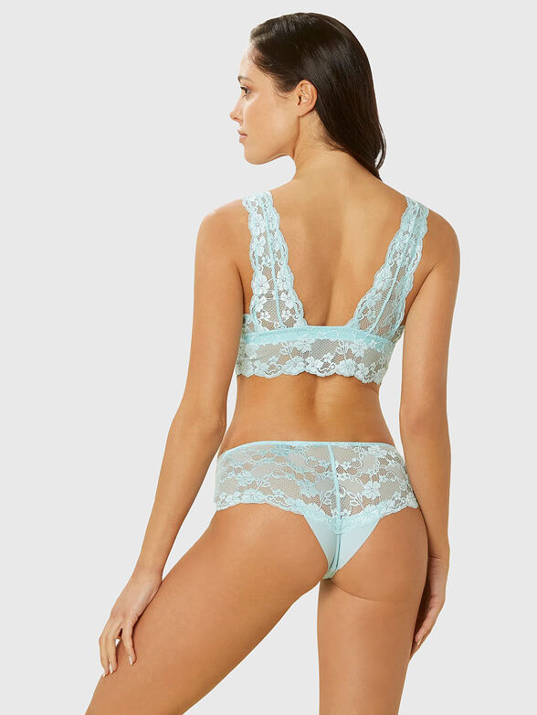 PRIMULA COLOR blue bralette with lace - 3