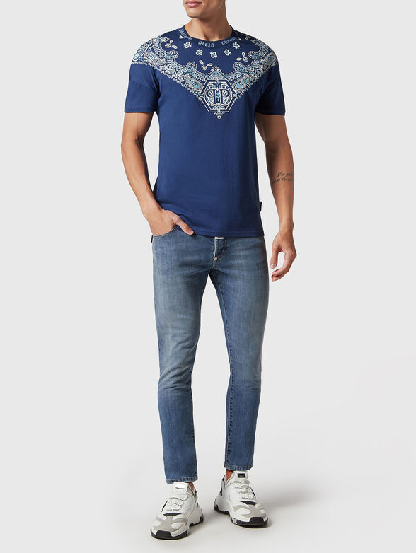 T-shirt with paisley print - 4
