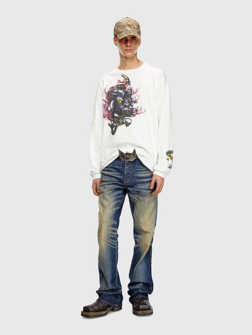 T-BOXT-LS-Q9 sweatshirt with contrast print - 3