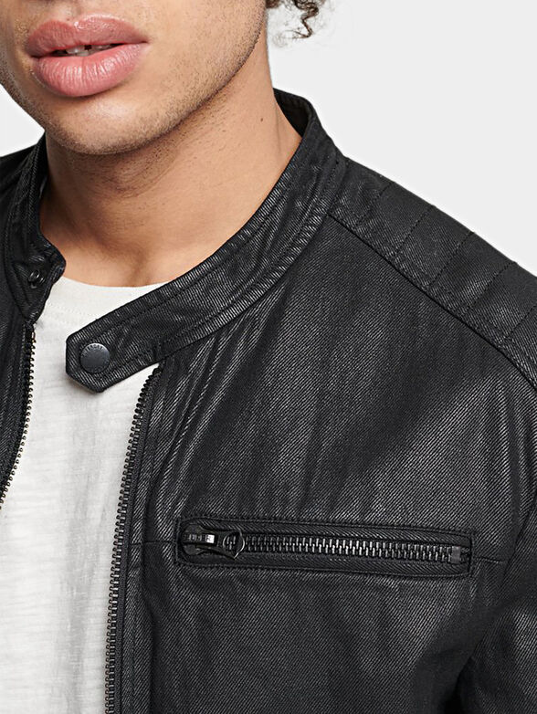 RACER denim jacket - 4