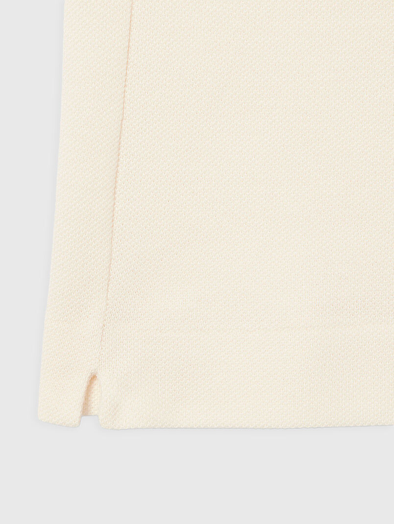 Polo shirt with accent stitching - 3