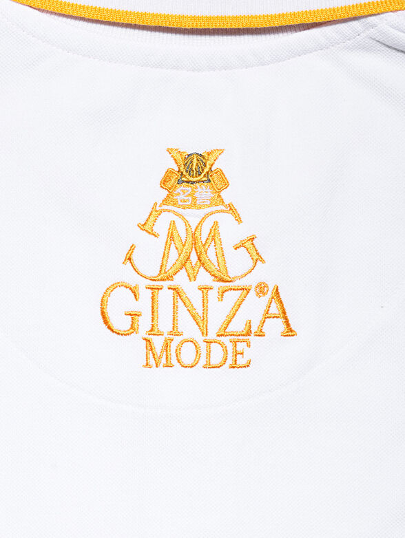 PS007 Polo-shirt with accent art details - 4