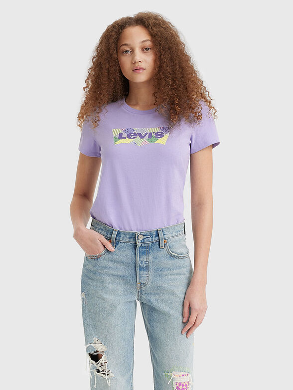 Purple logo t-shirt  - 4