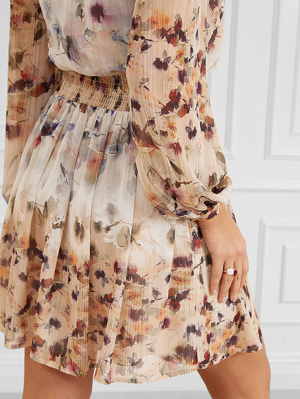 Dress with floral print - 4