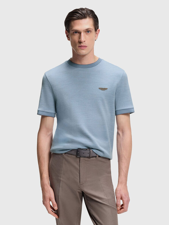 BOSS x ASTON MARTIN cotton and wool T-shirt - 1