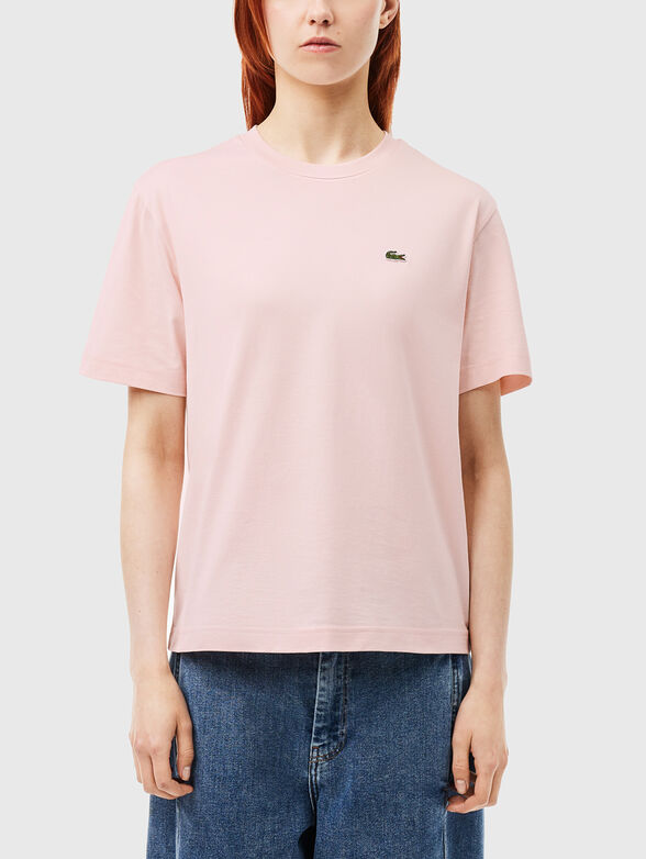 Logo detail  black T-shirt  - 1