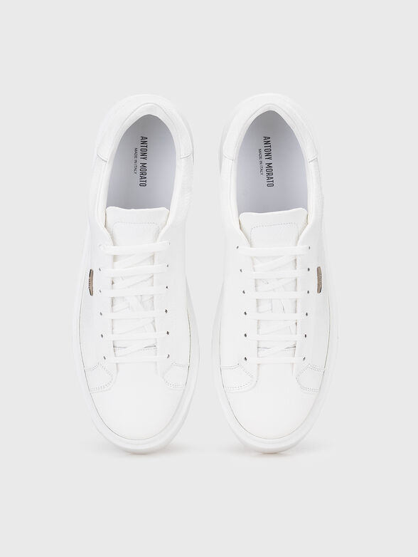 ARTEM black leather sneakers - 6