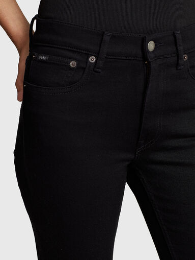 Black jeans with mid waist - 3