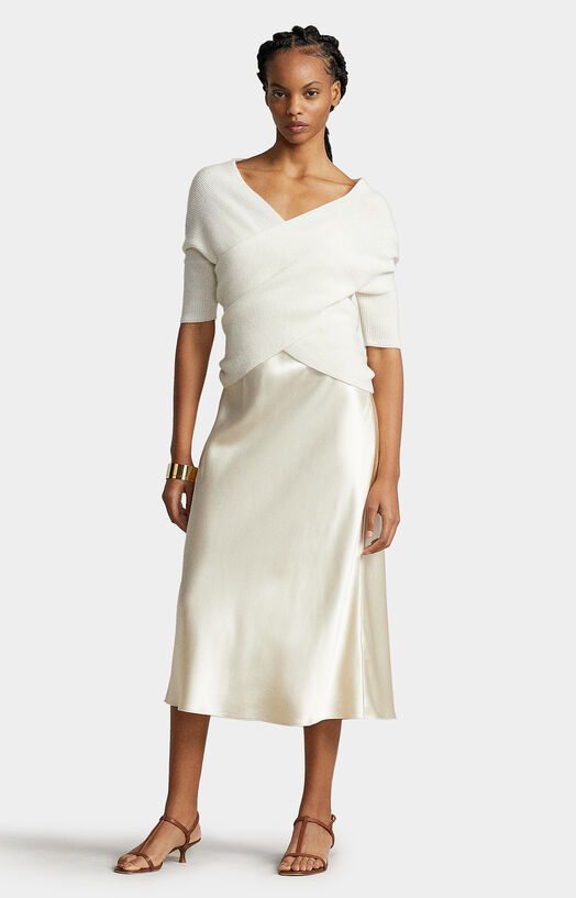 White cashmere sweater - 2