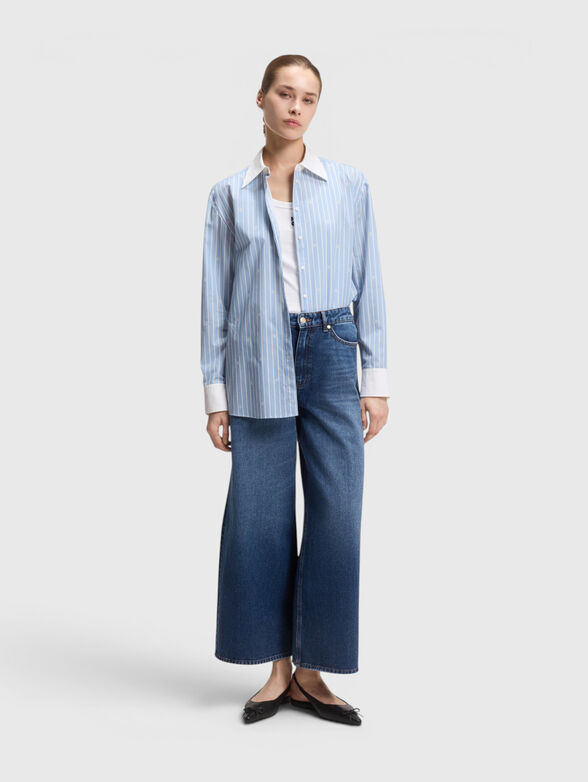 GEREDITH high waisted jeans with wide legs - 4