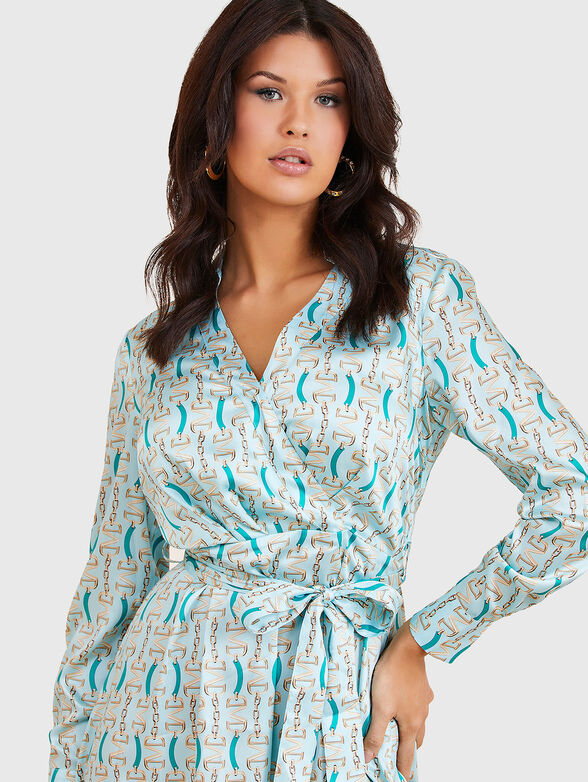 Dress with monogram print - 3