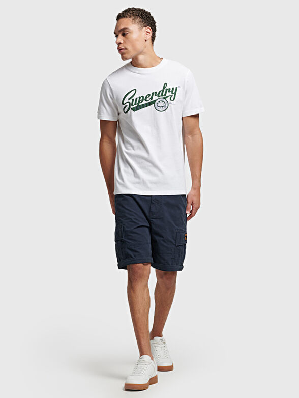T-shirt with contrasting logo print - 2