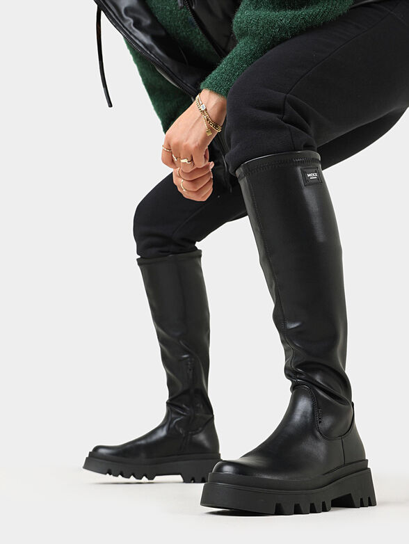 KARLIJN boots in eco leather - 1