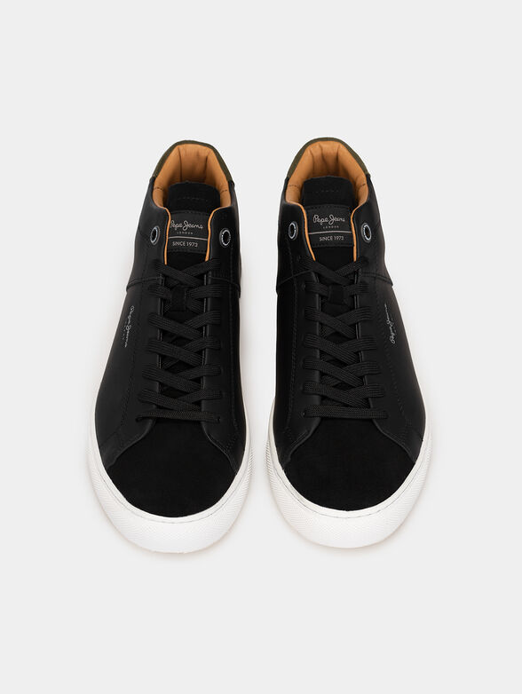 JOE CUP black leather sneakers - 6