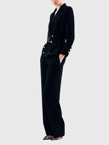 Trousers in dark blue - 4