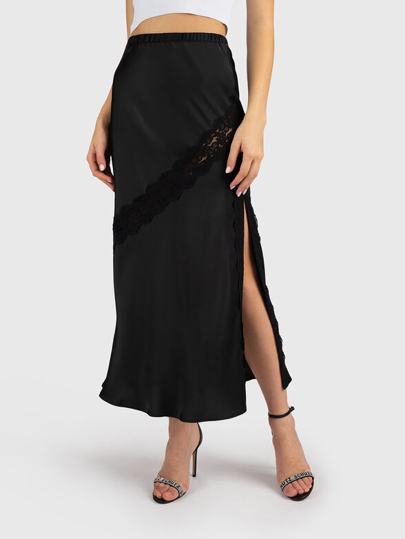 Saten midi skirt RELANDRA - 1