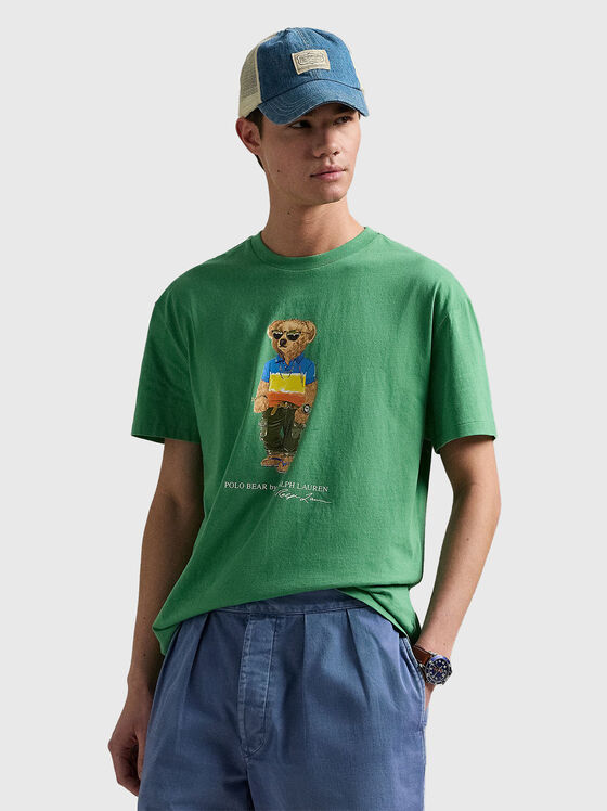 Тениска с Polo Bear принт - 1