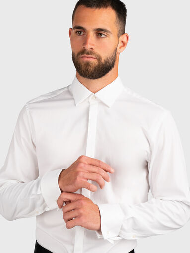 Slim cuff shirt - 4