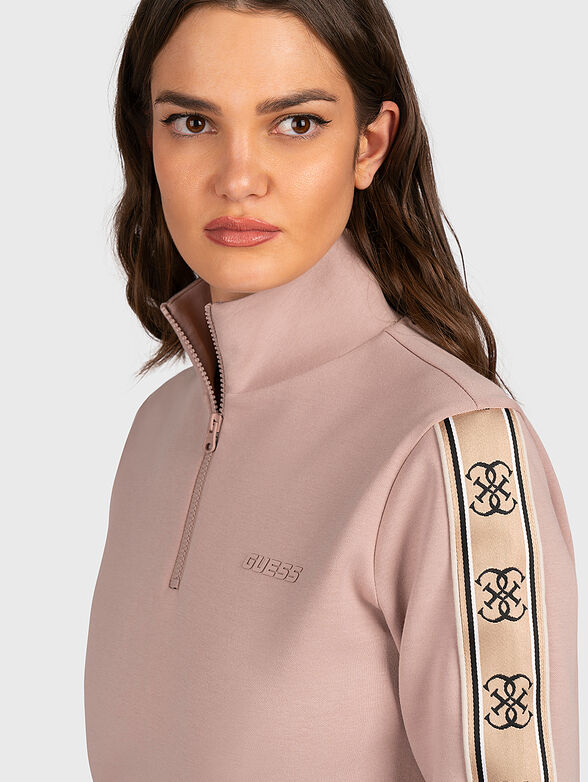 BRITNEY sweatshirt dress with logo motifs - 3