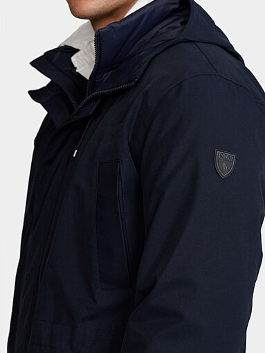 Blue jacket with quilted liner - 3