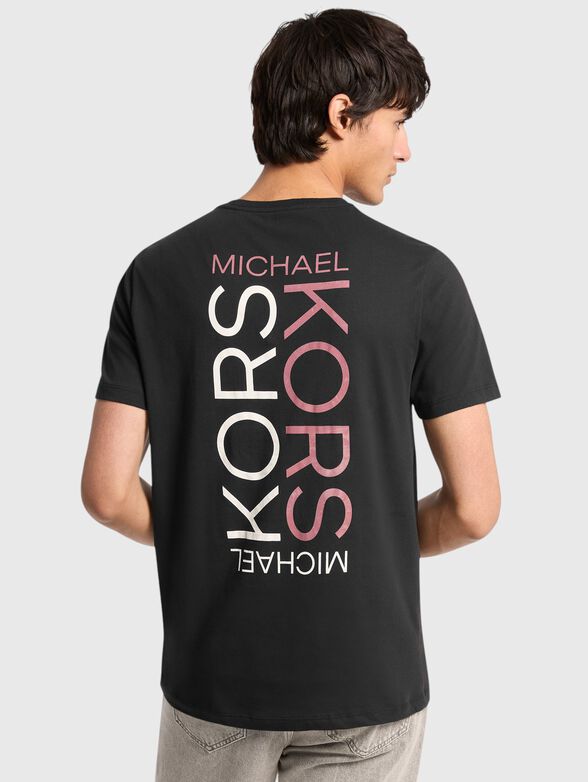 Cotton T-shirt with a statement print on the back - 2