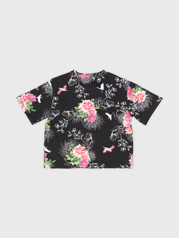 T-shirt with triangular logo print - 2