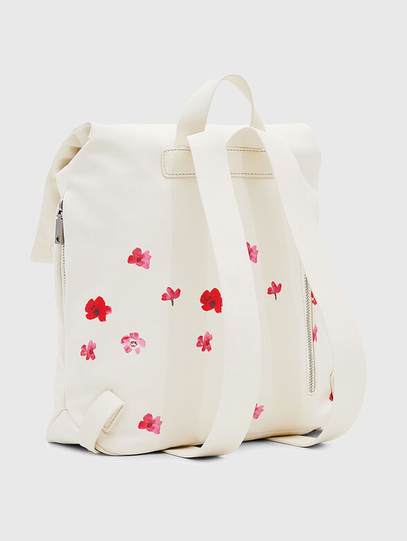 Backpack with floral accents - 2