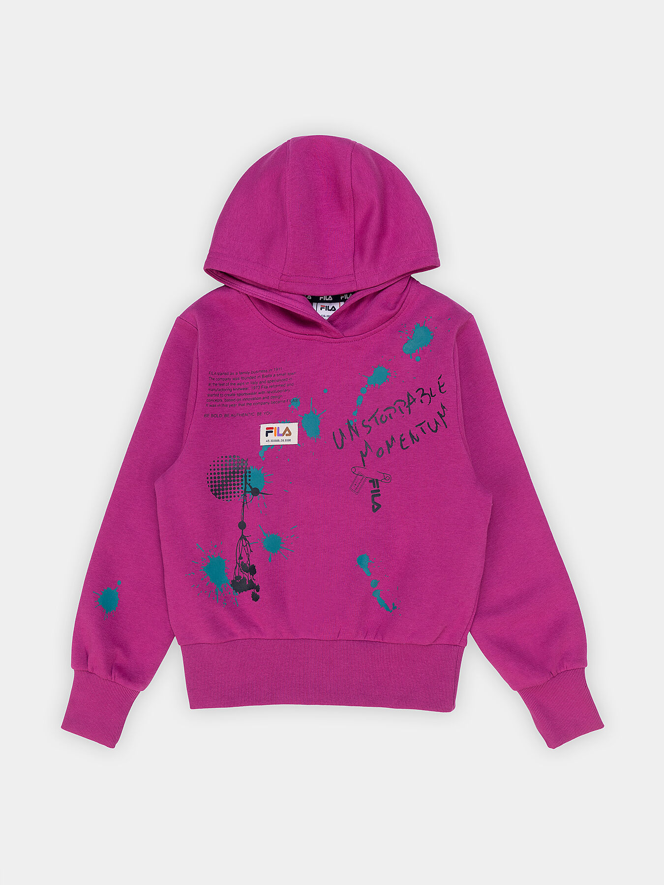 TISNO hooded sweatshirt with print brand FILA Globalbrandsstore en